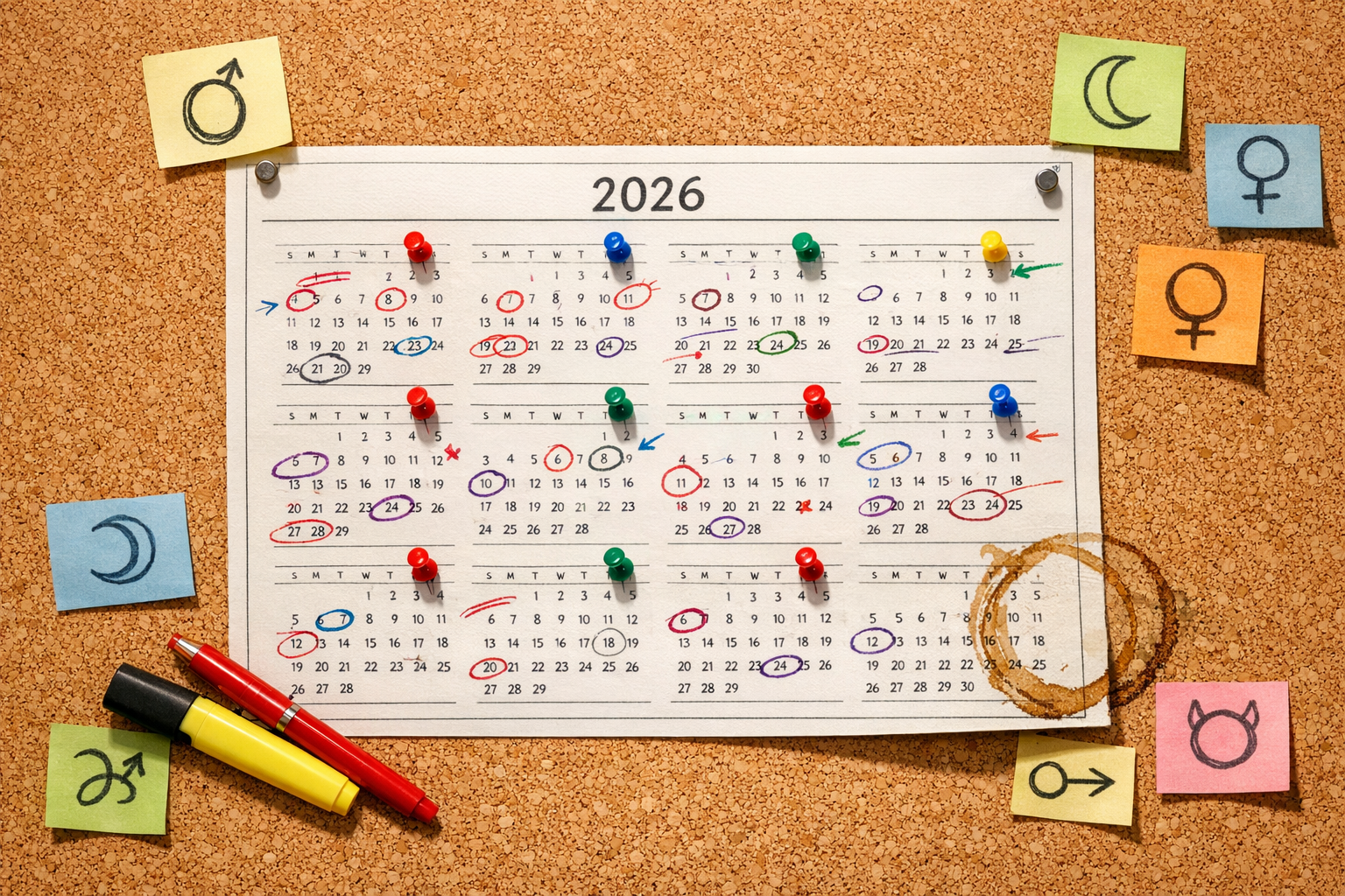 Retrograde Planets 2026: The Complete Calendar and How Each Retrograde Affects You